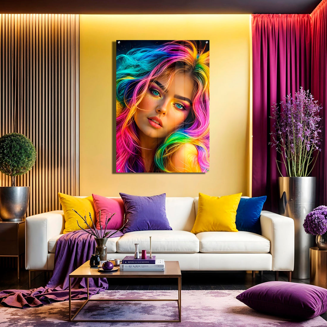 Muse in Technicolor: Modern Portrait
