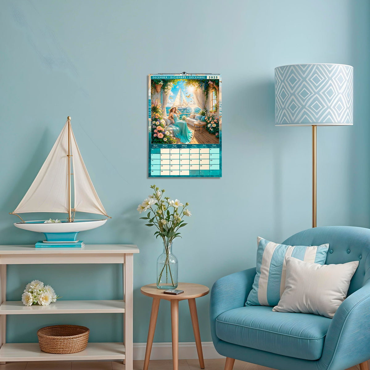Every Month a New Mood: Emotional Storytelling Through Calendar Art