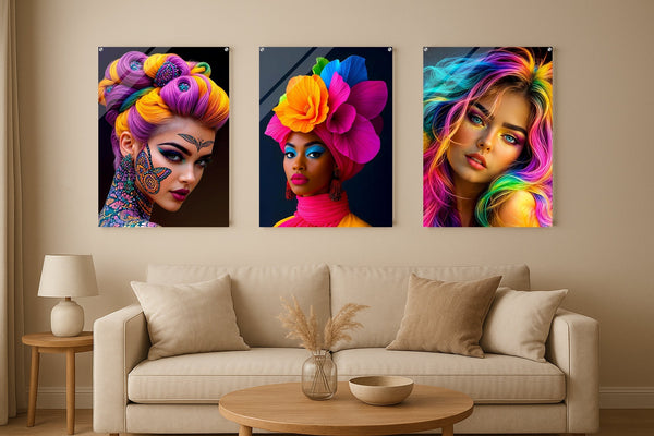 A Symphony of Color: Why Three Acrylic Prints Can Change the Way a Room Feels