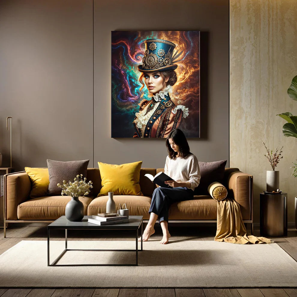 Three Shadows, One Story: Steampunk Wall Art That Breathes Life Into a Room