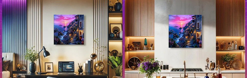 Purple Canvas Wall Art