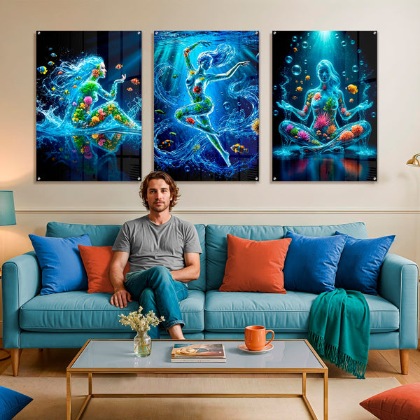 When Three Become One: The Emotional Power of Coordinating Acrylic Wall Prints