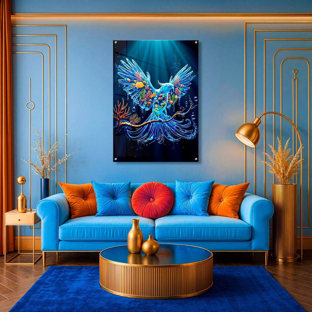 Water Parrot: A Burst of Color for Bold Spaces