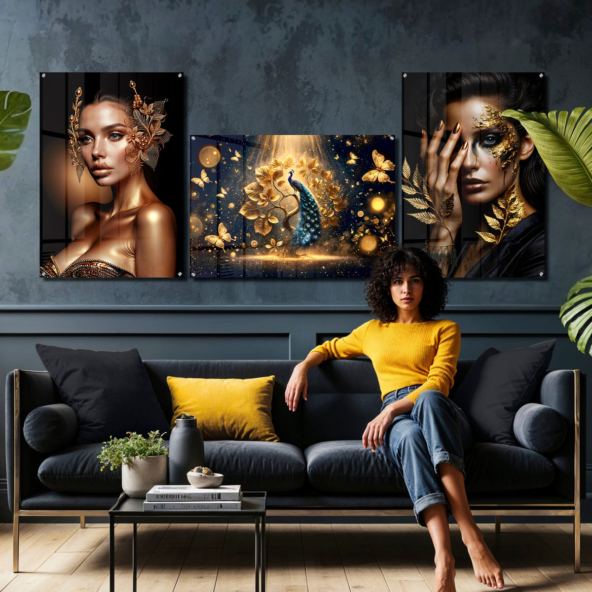 When Shadow Meets Gold: A Trio That Changes the Room