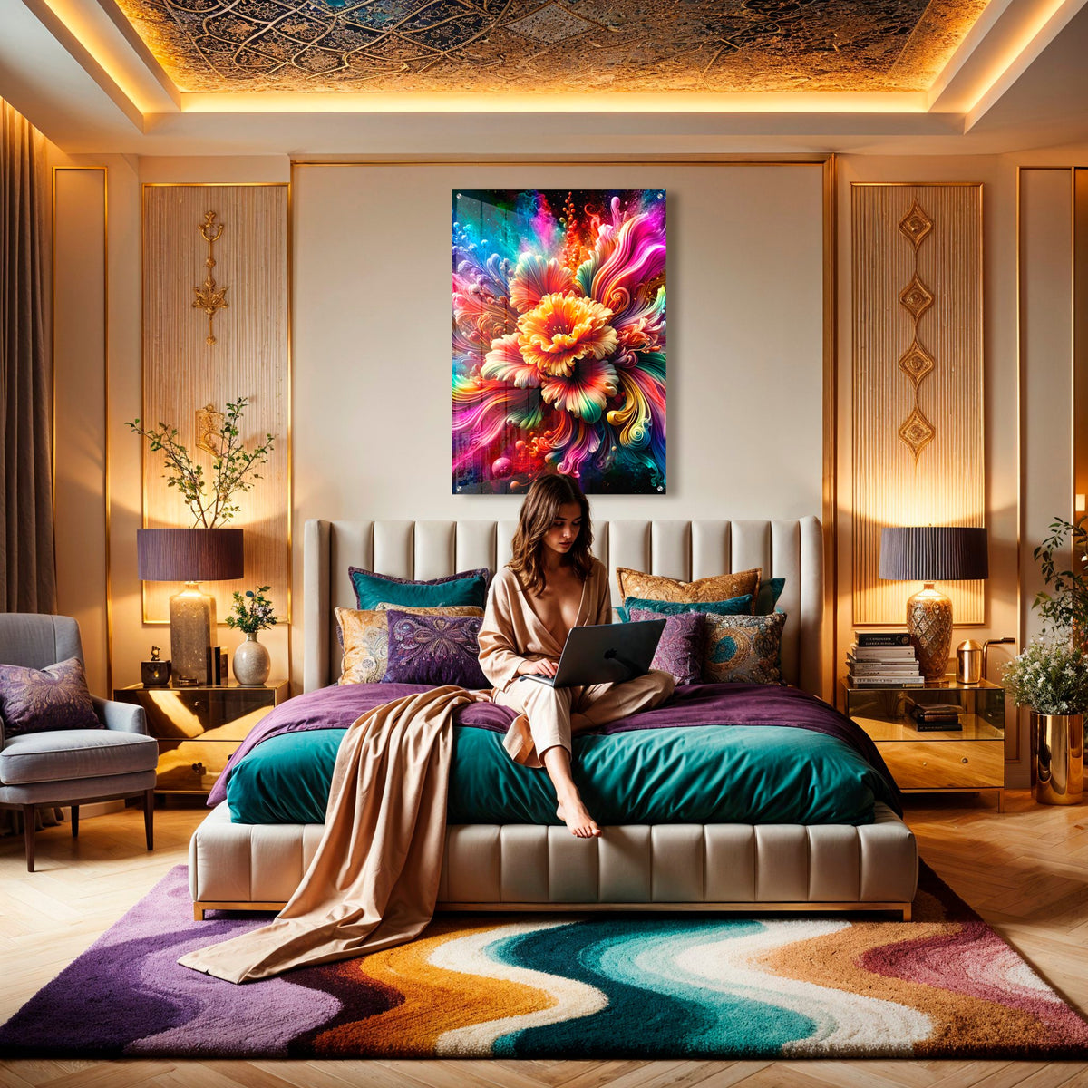 Flower Power: The Abstract Peony Explosion