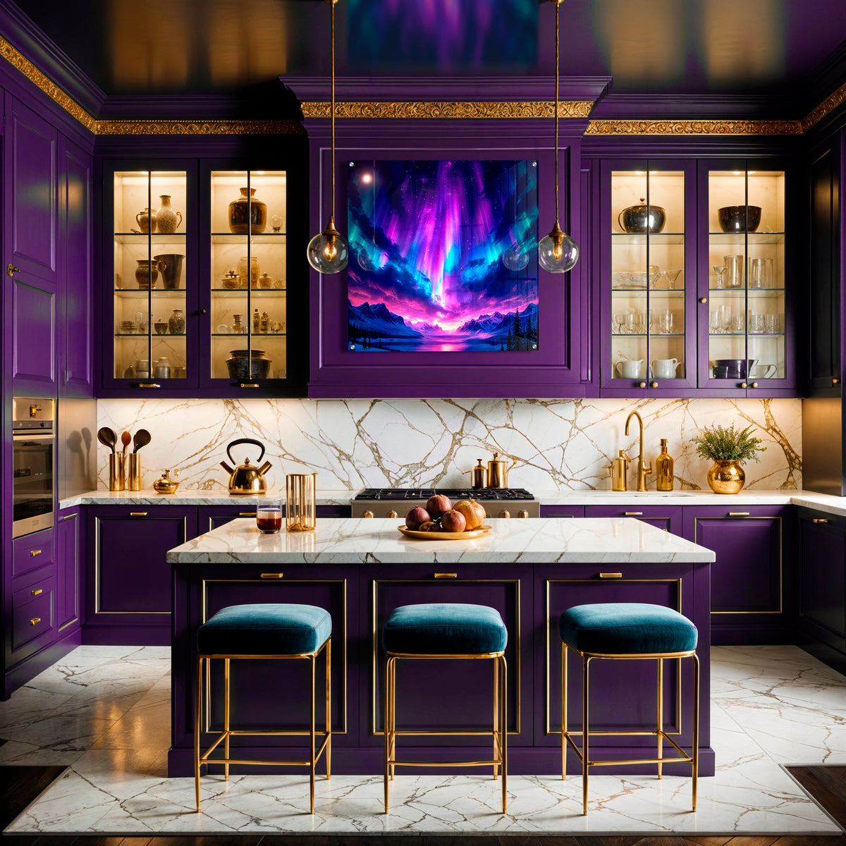 Electric Night: Aurora & Cosmic Skies