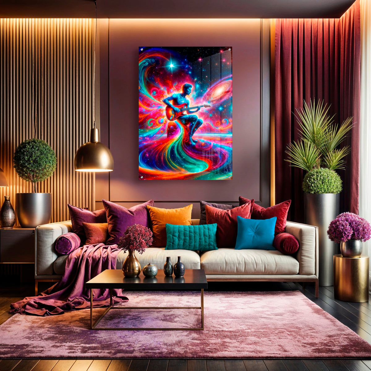 Rhythm of the Universe: The Guitarist in Space