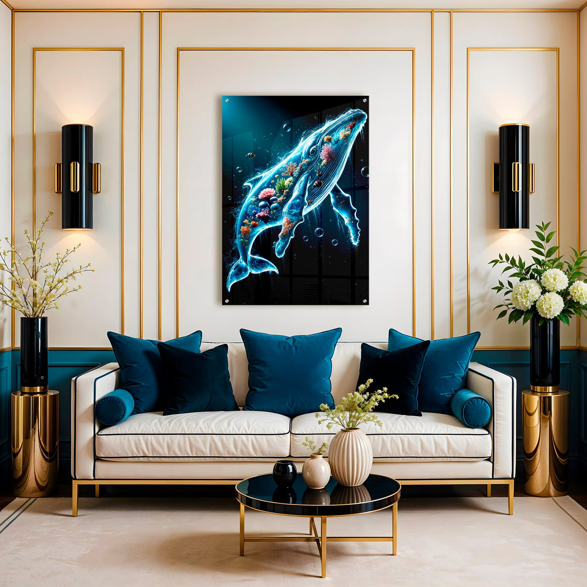 Go Big, Go Gentle: Why the Water Whale Acrylic Print Belongs on Your Wall