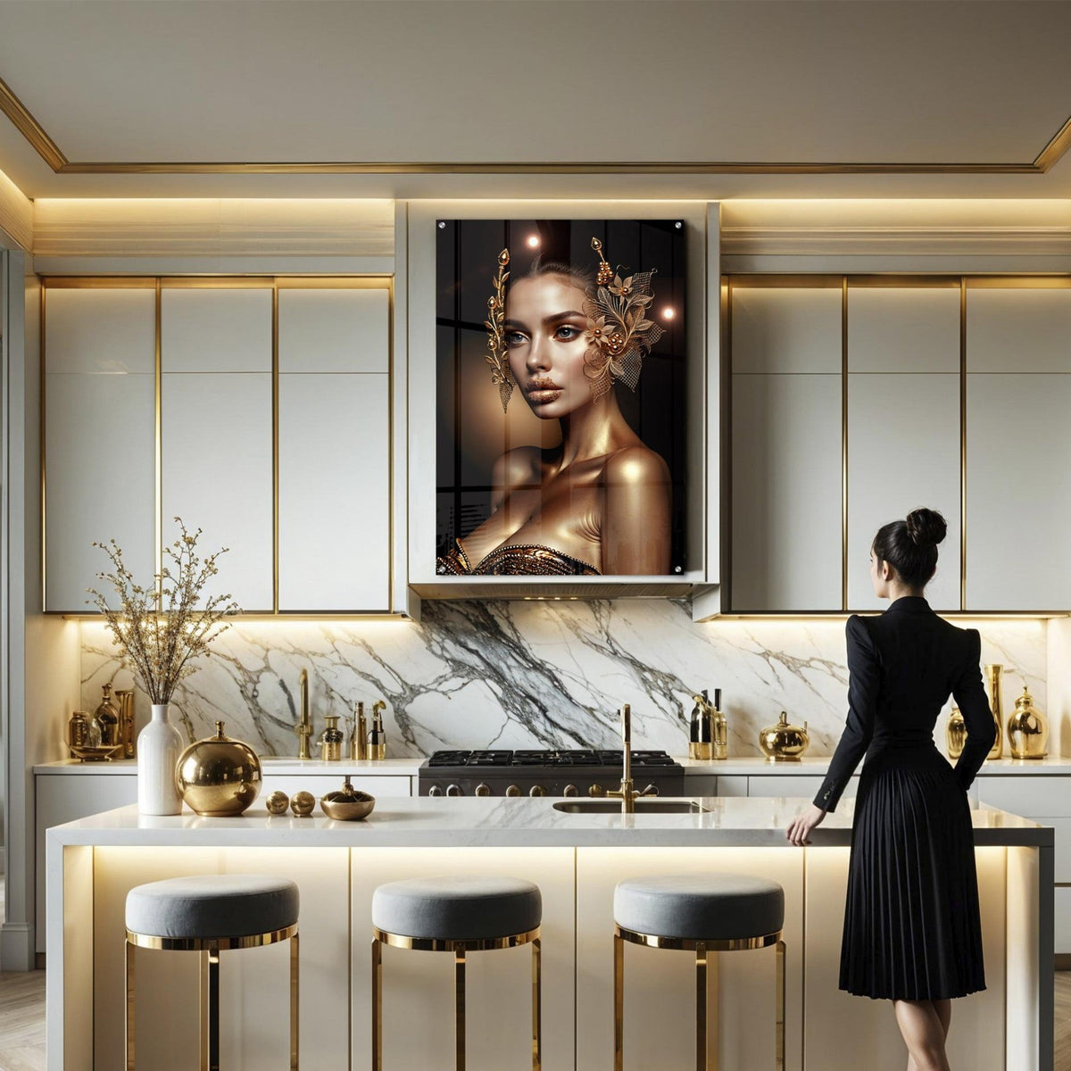 Gold Woman: A Portrait of Power, Not Just Beauty