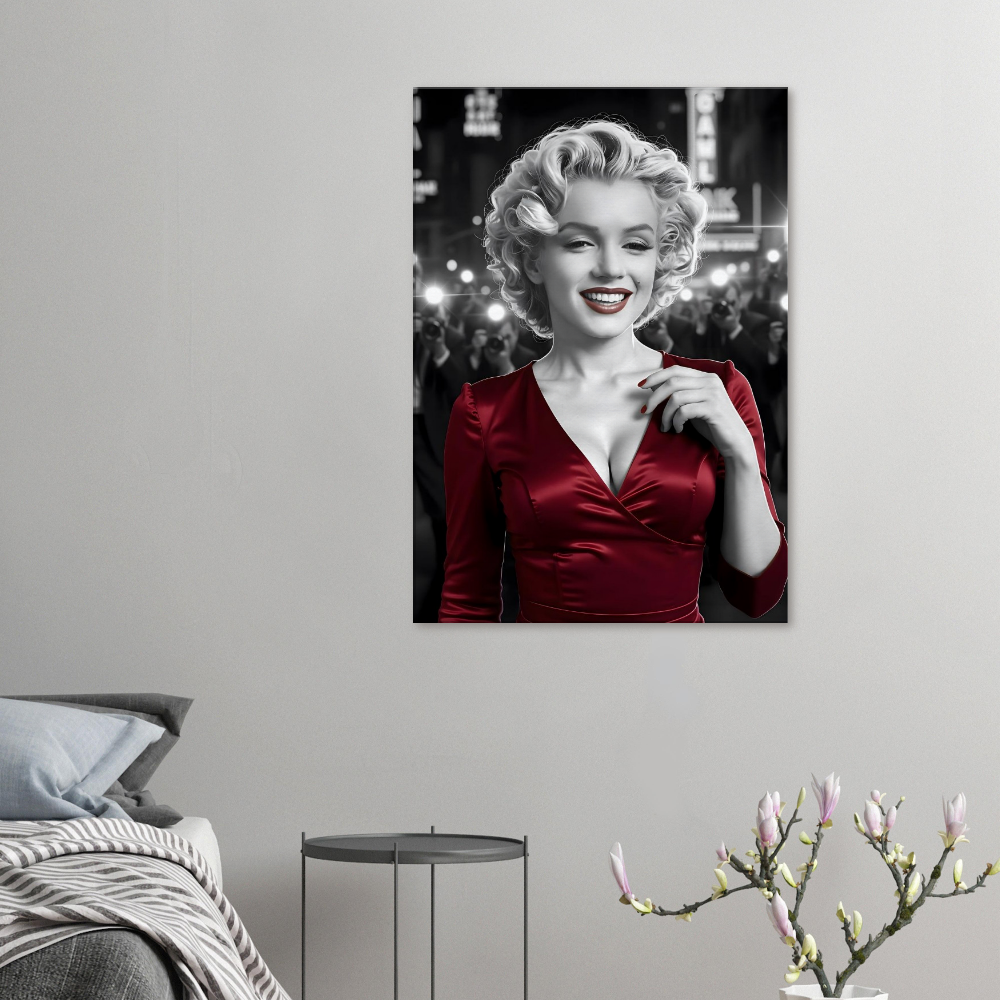 Crimson in the City: Styling Contrast Walls