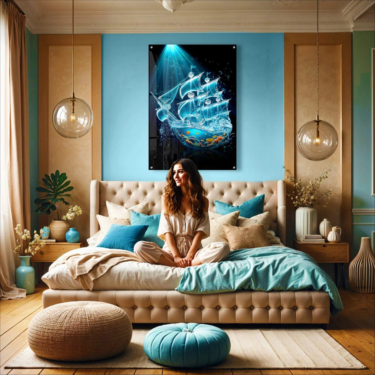Tides of Imagination: Why This Acrylic Trio Makes a Room Feel Alive