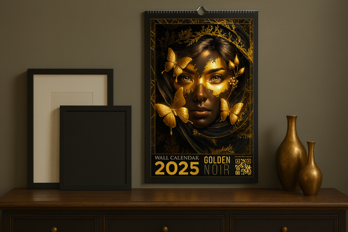 Elegant Shadows: Could Golden Noir Be the Most Sophisticated Calendar of 2025?