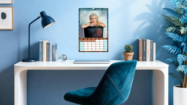 Frozen Cinema: The Filmic Soul of the Marilyn Monroe Wall Calendar 2026