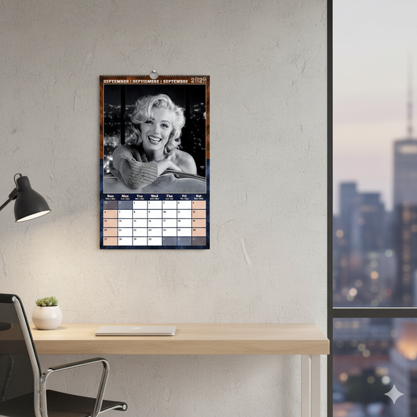September Softness: Cozy Charm from the Marilyn Monroe Wall Calendar 2026