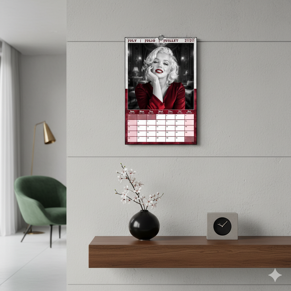 July Joy: The Radiant Smile of the Marilyn Monroe Wall Calendar 2026