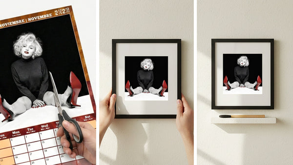 How to Turn Your Marilyn Monroe 2026 Wall Calendar into Art Prints