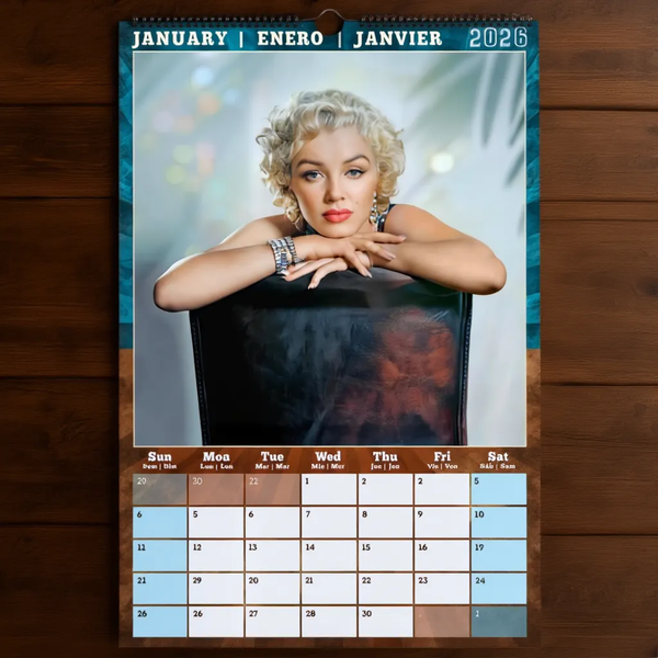 January Glow: A Gentle Start with the 2026 Marilyn Monroe Wall Calendar