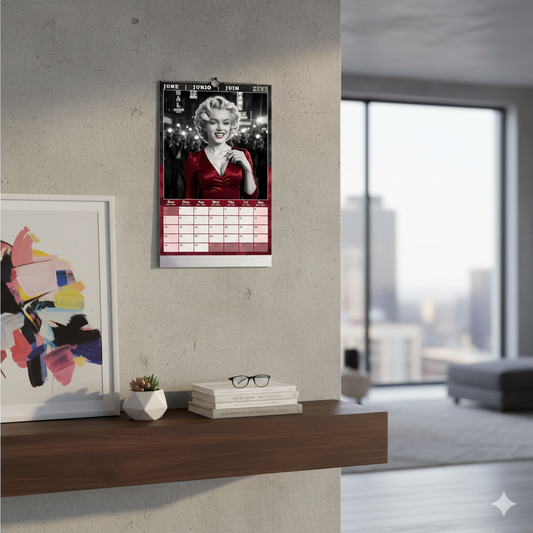 June Nostalgia: Black-and-White Glamour in the 2026 Marilyn Monroe Wall Calendar