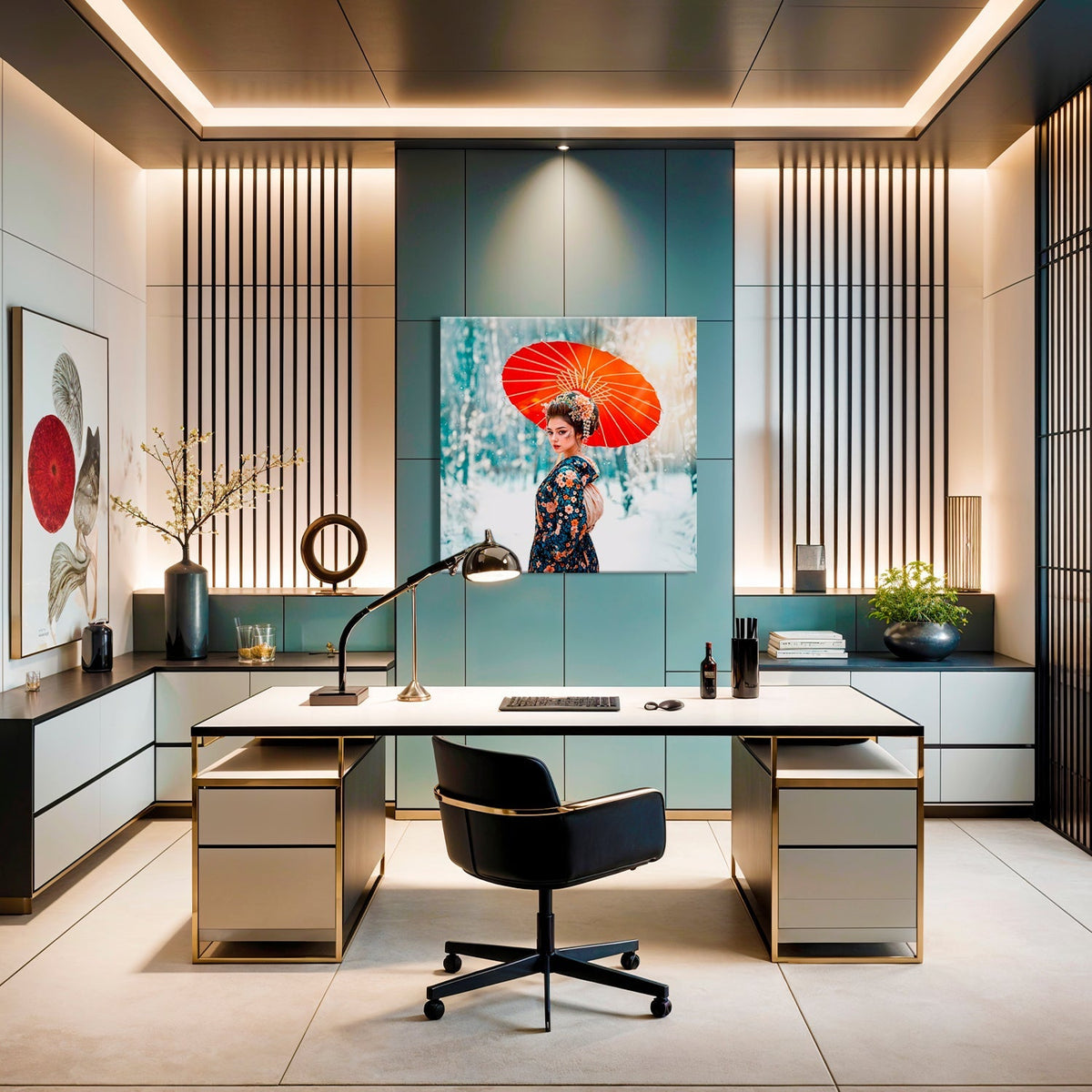 Floral Silence: A Snow Queen’s Gaze