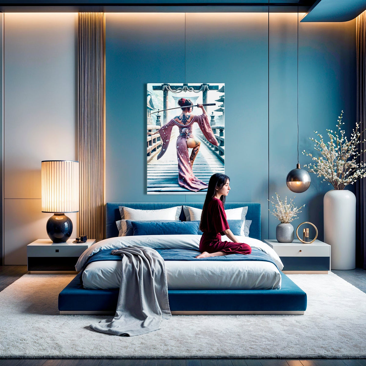 Snow Warrior on the Bridge: The Tattooed Sentinel