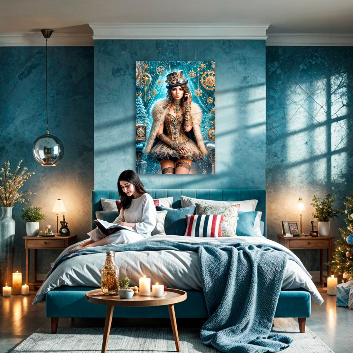 Snow Queen—Winter Court of Clocks and Ice