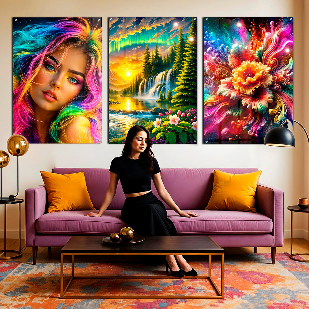 Room by Room: Curating Colorful Walls for Real Life