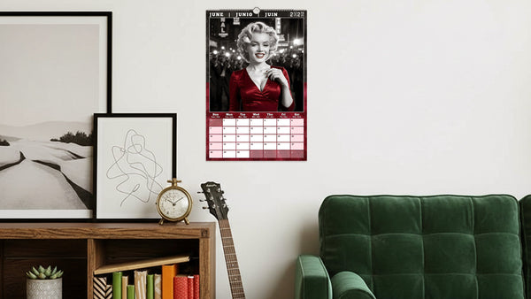 A Smile on the Wall: Emotional Décor with the Marilyn Monroe Wall Calendar 2026