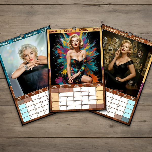 The Art of Time: Redefining Elegance with the Marilyn Monroe Wall Calendar 2026