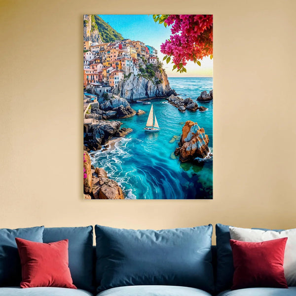 Mediterranean Whispers: Why Three Canvas Prints Can Feel Like a Window to the Sea