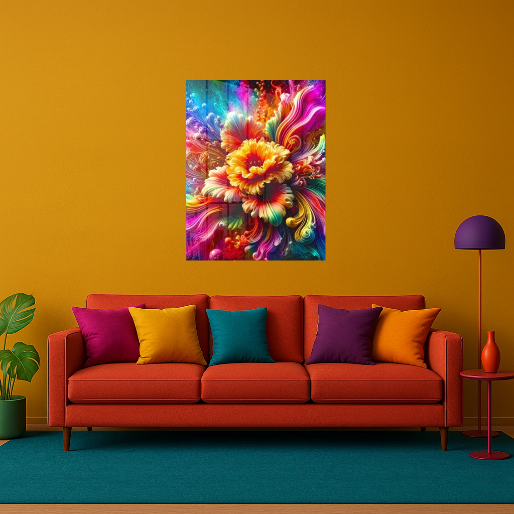 When Color Speaks Louder Than Words: The Allure of Abstract Canvas and Acrylic Wall Art