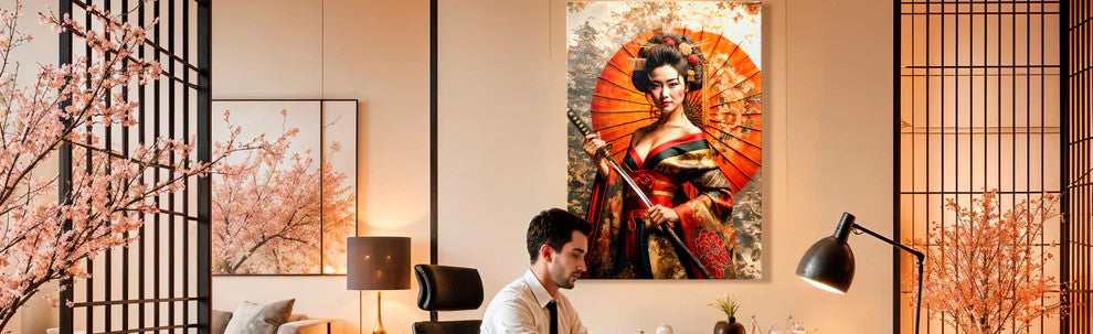 Orange Canvas Wall Art
