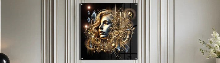 Black Canvas Wall Art