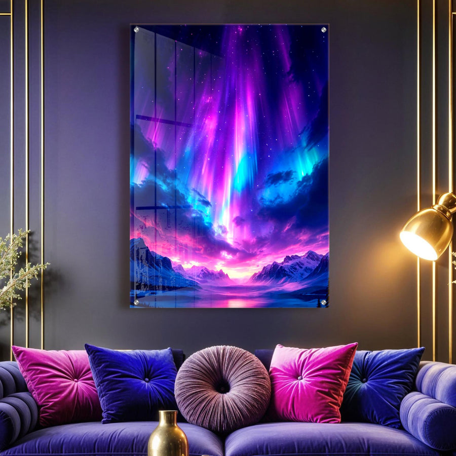 Aurora Borealis Northern Lights Acrylic Wall Art